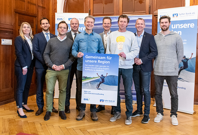 Mit Crowdfunding Der Sylter Bank Und Evs Fur Den Rollsport Im Multipark Sylter Bank Eg